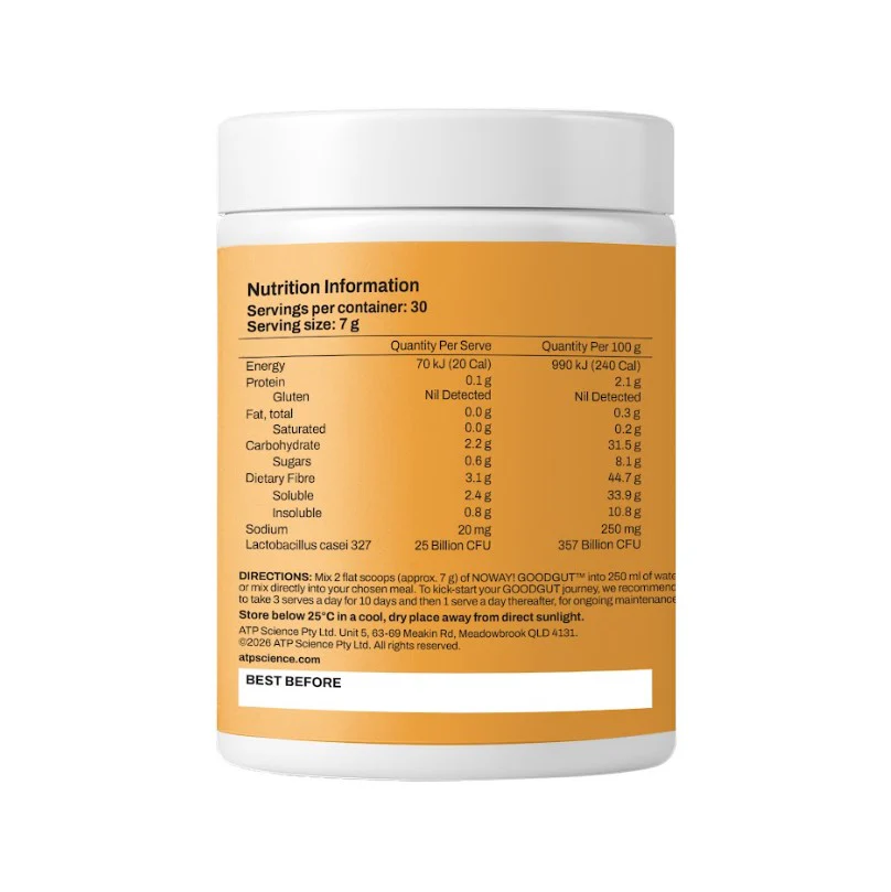 NOWAY Goodgut Tropical Powder 30 serve 210g - Image 2