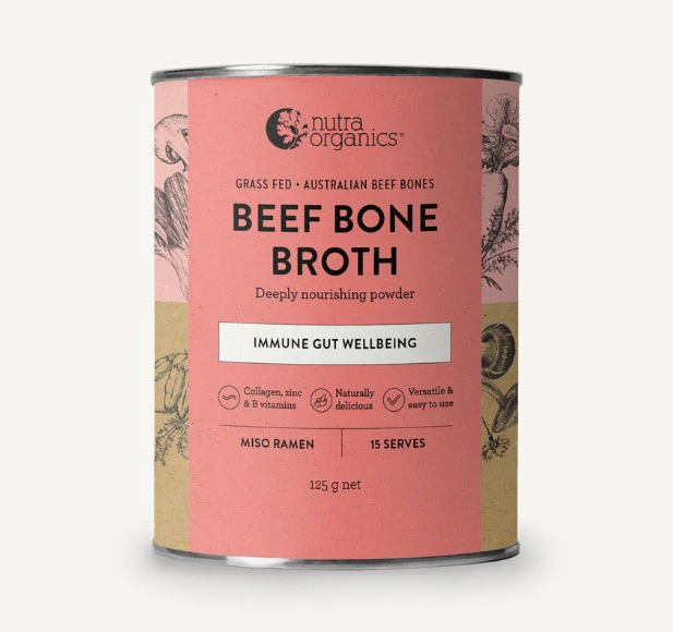 Nutra Organics Beef Bone Broth Miso Ramen 125g