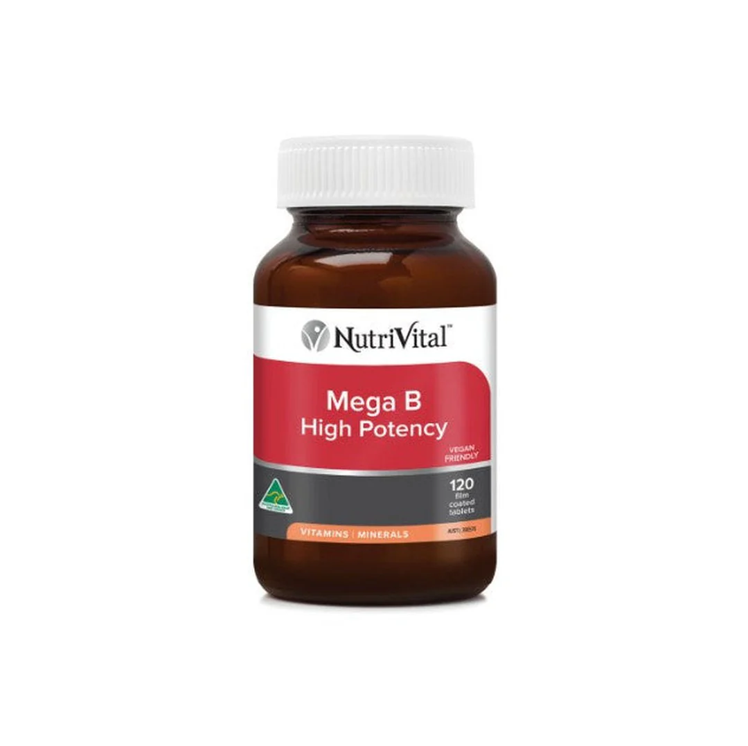 NutriVital Mega B High Potency Tablets - Image 2