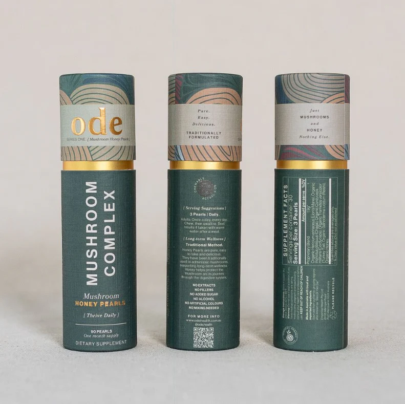 Ode Health Mushroom Complex Honey Pearls - Image 2