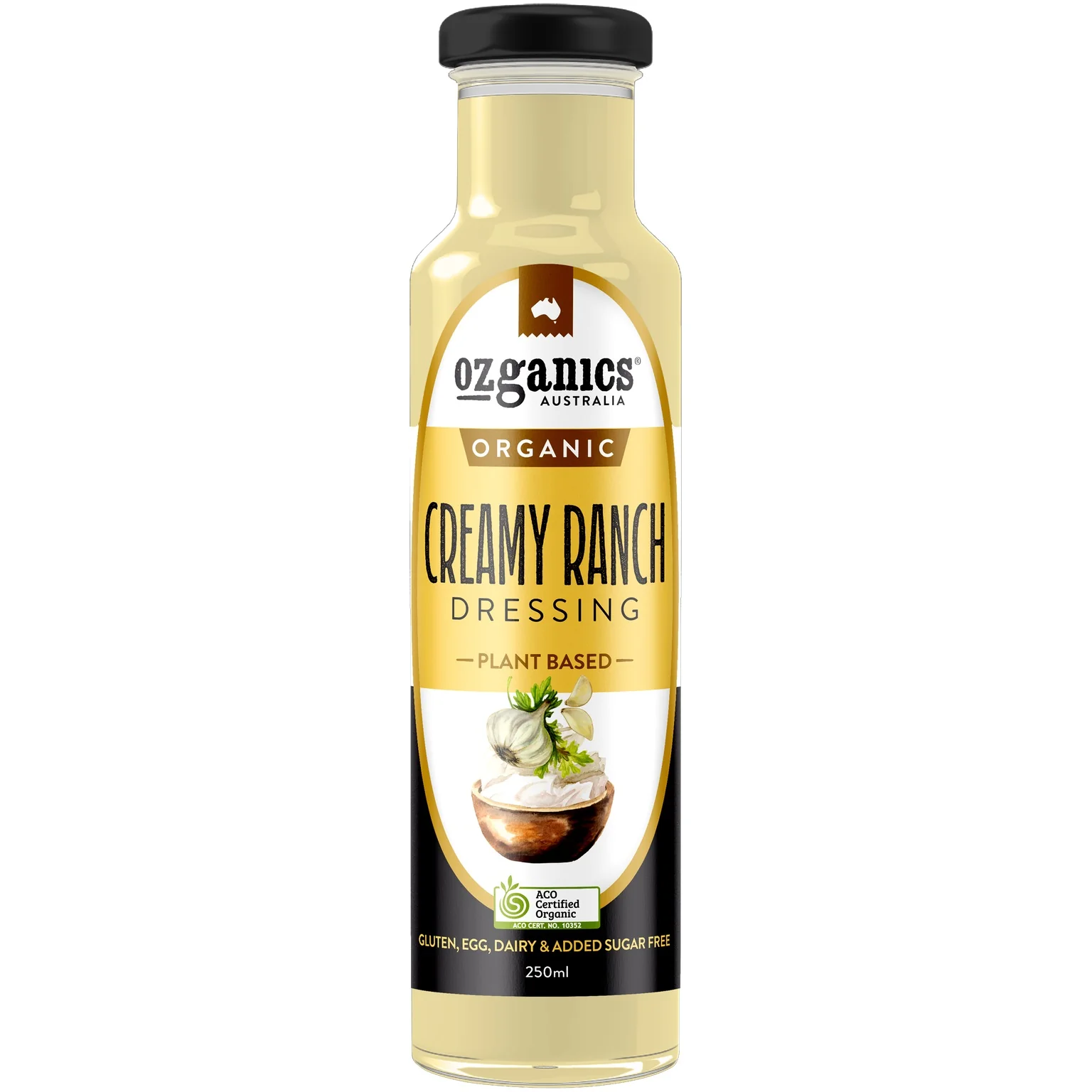 Ozganics Dressing Creamy Ranch Certified Organic 250ml
