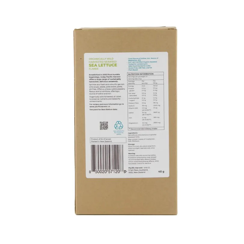 Pacific Harvest Sea Lettuce Flakes 40g - Image 2
