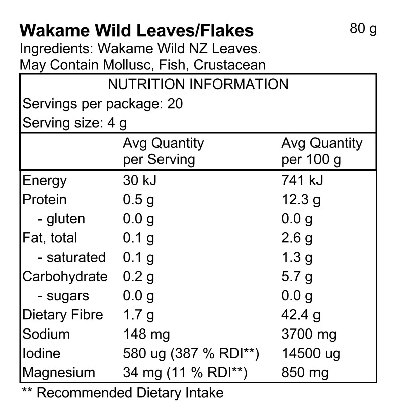 Pacific Harvest Wakame Wild Leaves NZ - Image 6