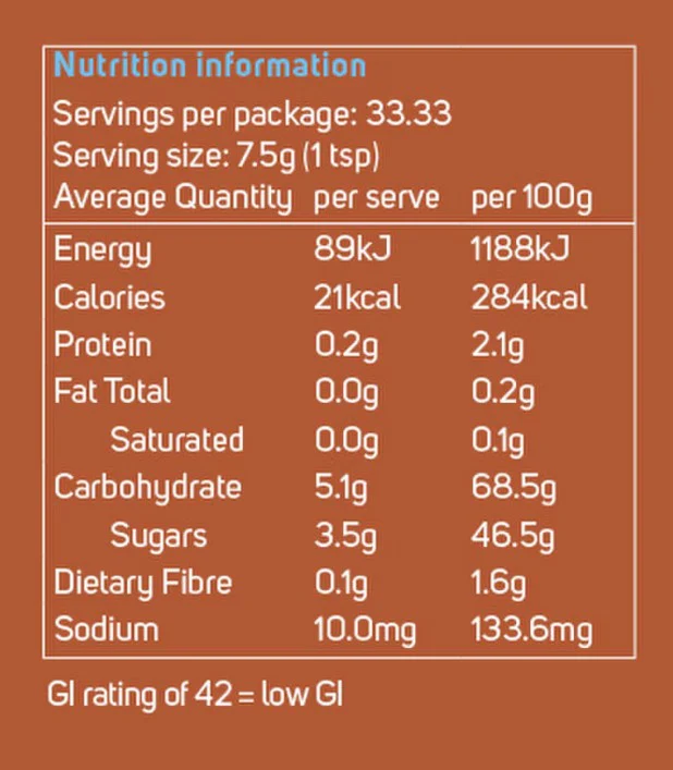 Power Super Foods Yacon Syrup Certified Organic 250g - Image 2