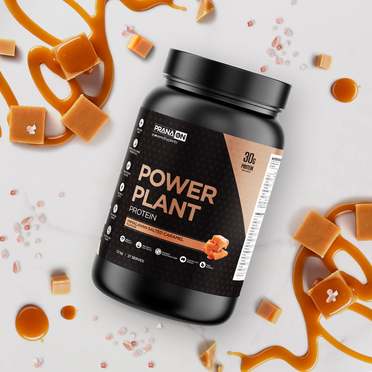 Prana On Power Plant Protein Himalayan Salted Caramel - Image 2