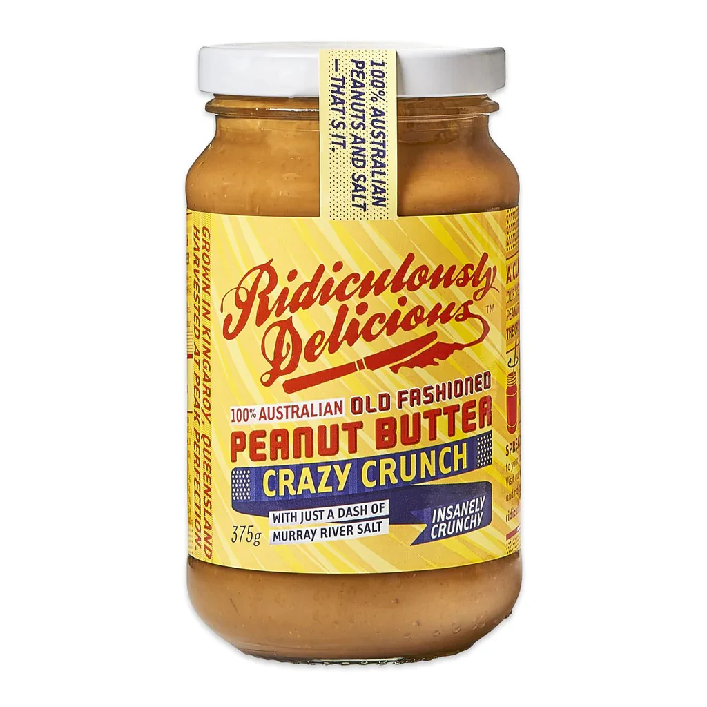 Ridiculously Delicious Crazy Crunch Peanut Butter 375g