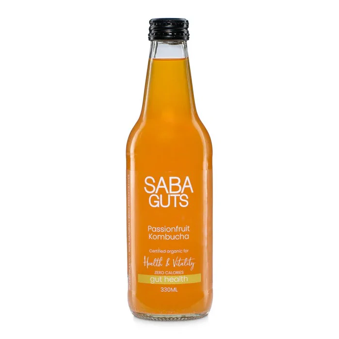 Saba Guts Carrot, Ginger and Turmeric Kombucha 330ml - Box of 12