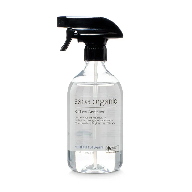 Saba Organic Surface Sanitiser 500ml