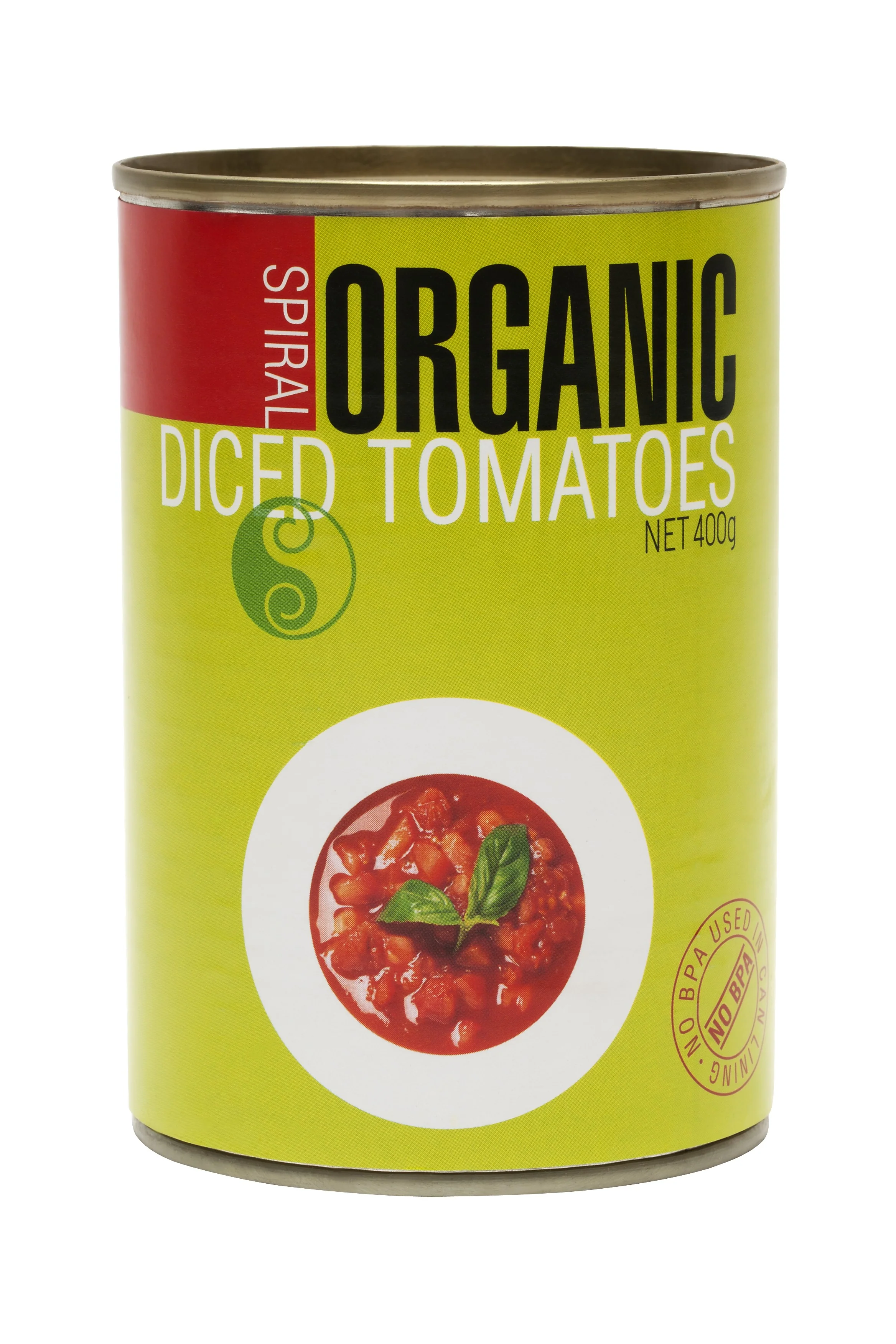 Spiral Foods Organic Diced Tomato 400g