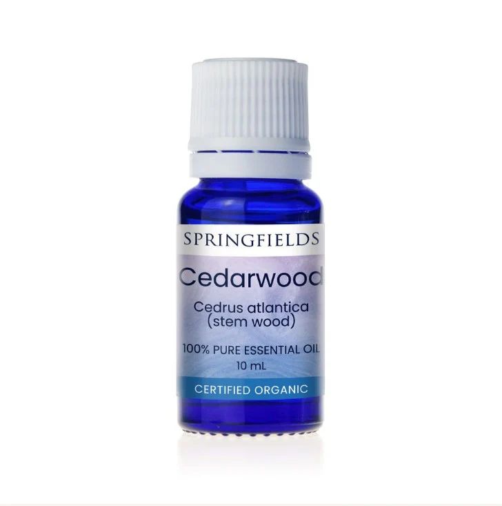 Springfields Certified Organic Essential Oil Cedar 10ml