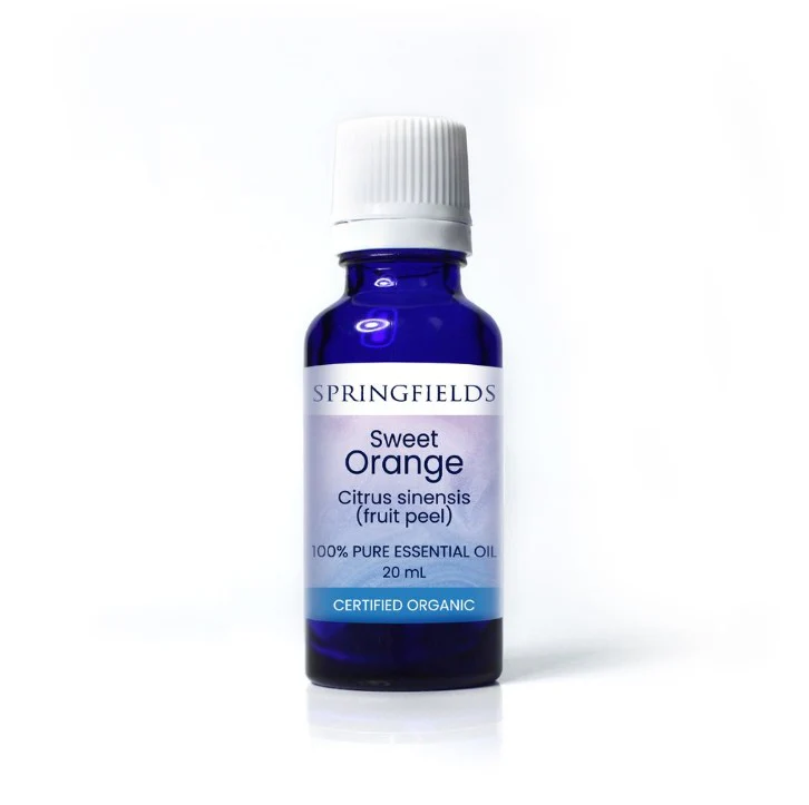 Springfields Certified Organic Essential Oil Orange 20ml