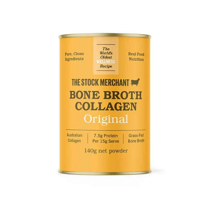 The Stock Merchant Powders Bone Broth Collagen Original 140g
