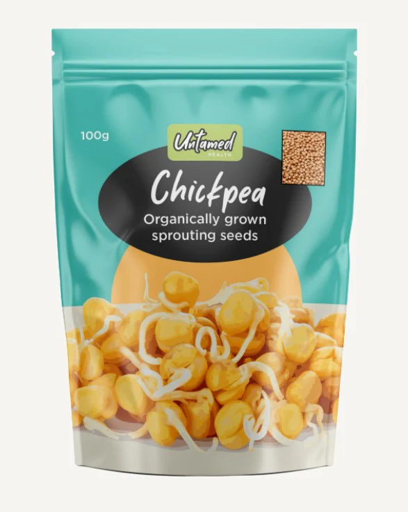 Untamed Health Chickpea Sprouting Seeds 100g