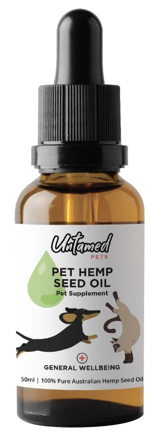 Untamed Health Pets Hemp Seed Oil 50ml