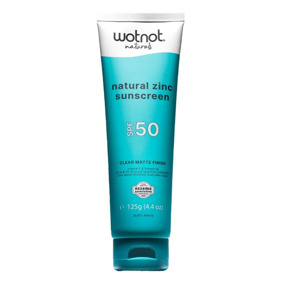 Wotnot Natural Sunscreen SPF50+ 125g