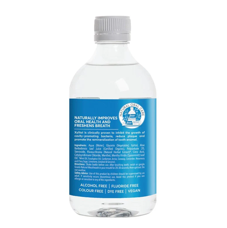Grants Minty Fresh Natural Mouthwash 500mL - Image 2