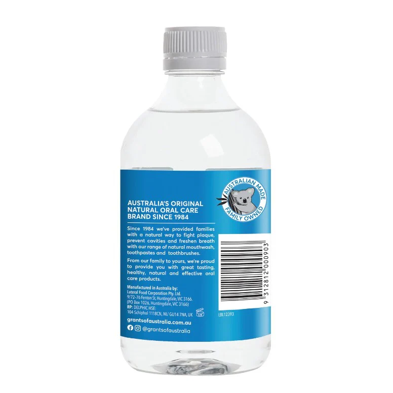 Grants Minty Fresh Natural Mouthwash 500mL - Image 3